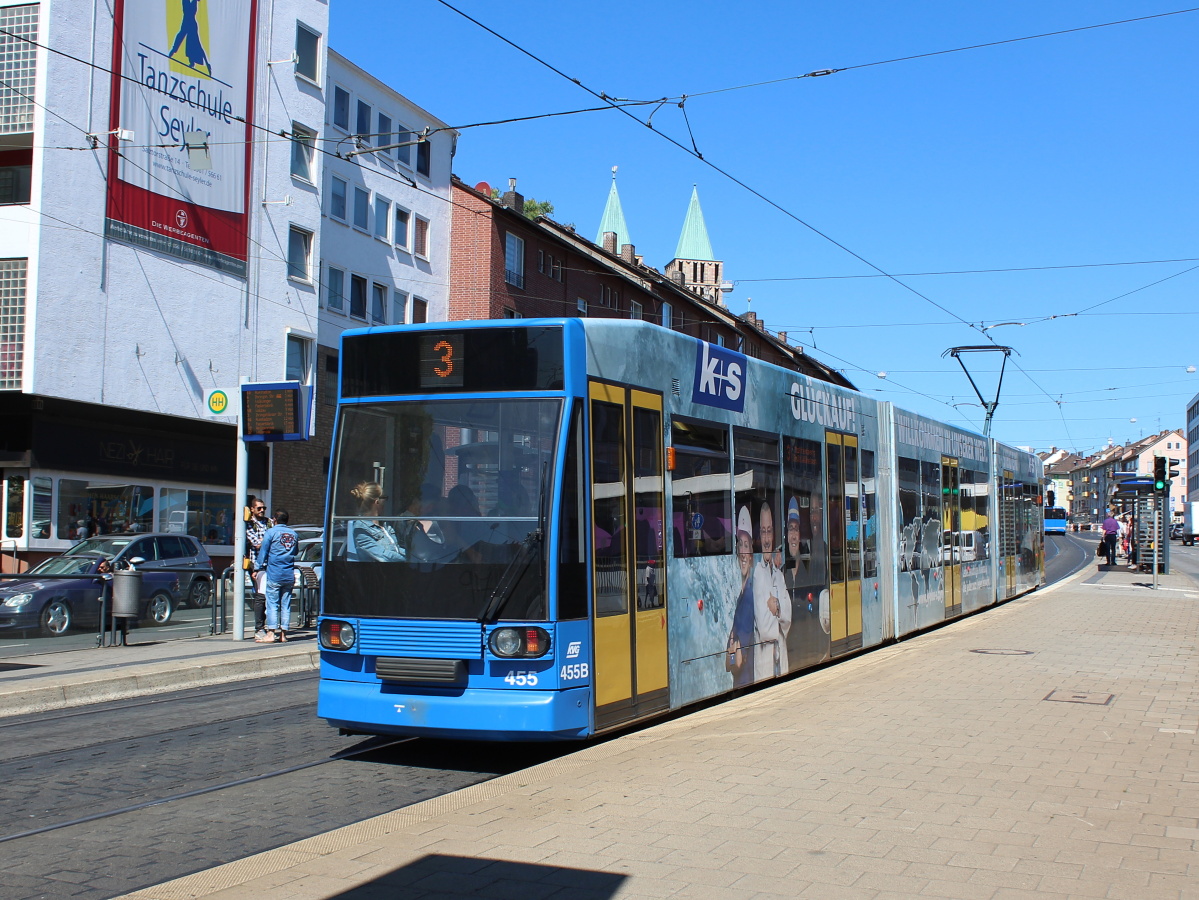 Кассель, Duewag NGT6C № 455