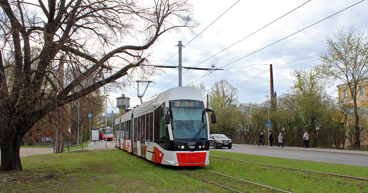 Таллин, CAF Urbos AXL № 504