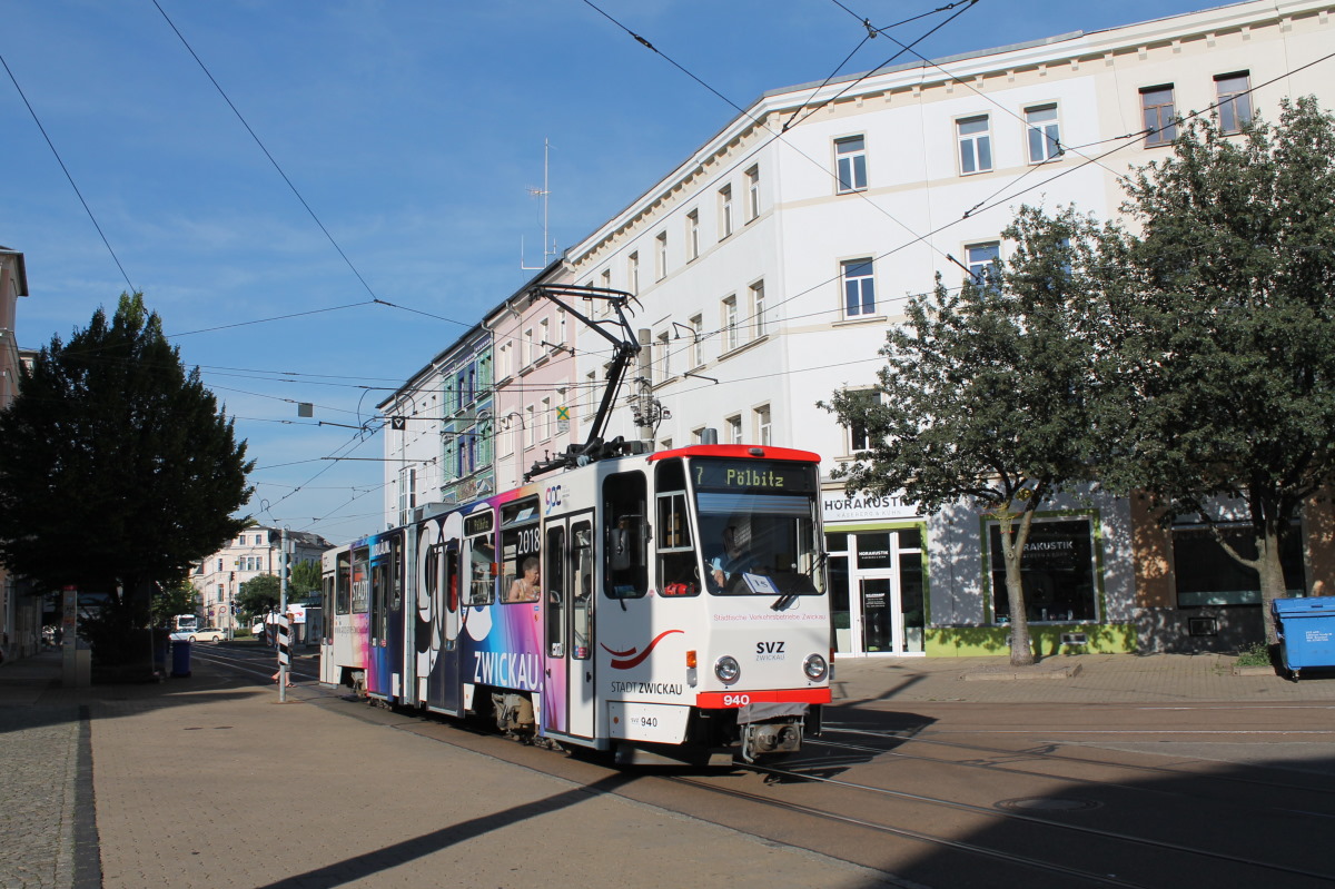 Цвиккау, Tatra KT4DMC № 940