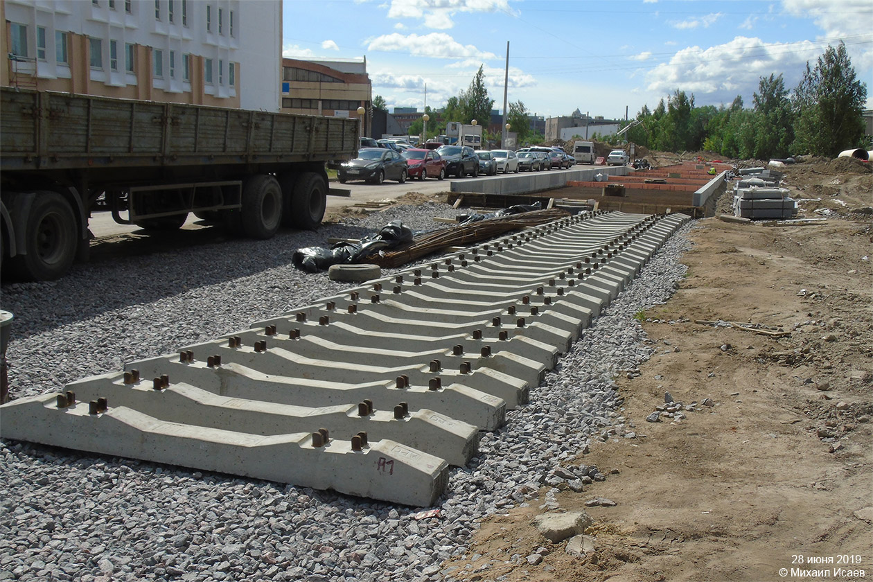 聖彼德斯堡 — Tram lines construction