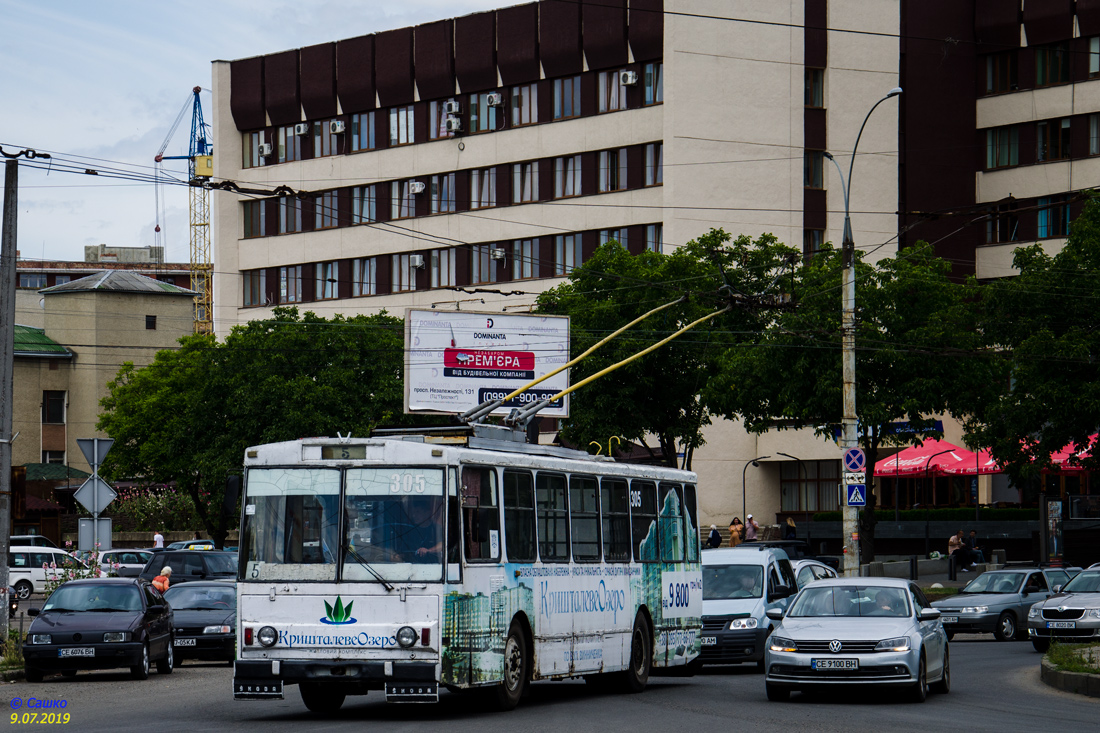 Черновцы, Škoda 14Tr89/6 № 305
