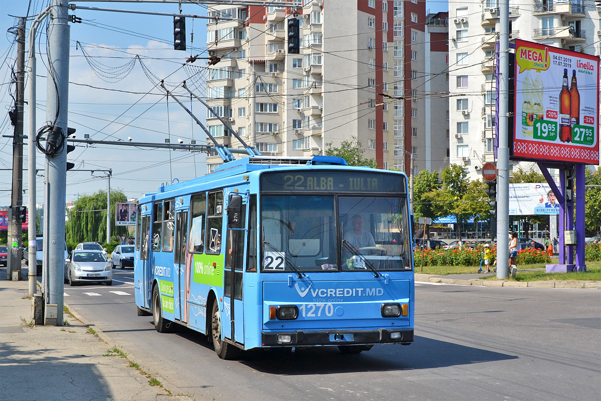Кишинёв, Škoda 14TrDT/6M № 1270