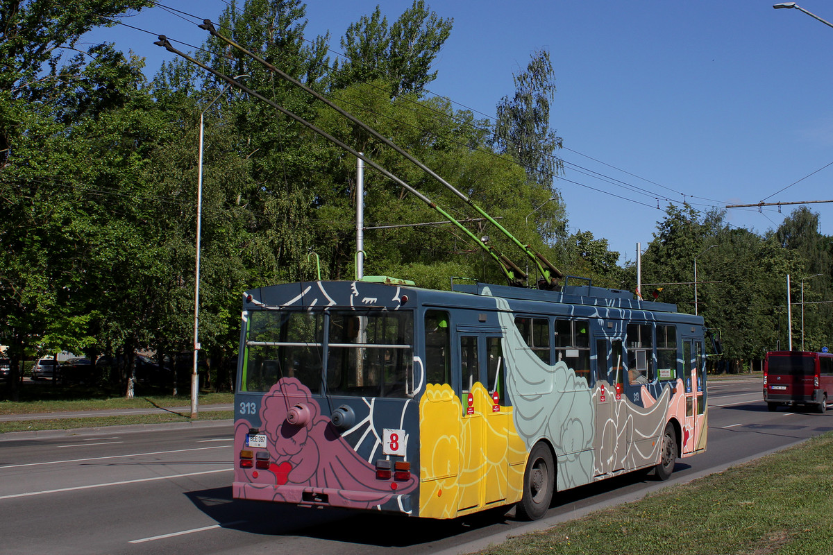 Каунас, Škoda 14Tr89/6 № 313