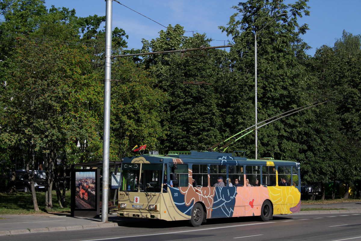 Каунас, Škoda 14Tr89/6 № 313