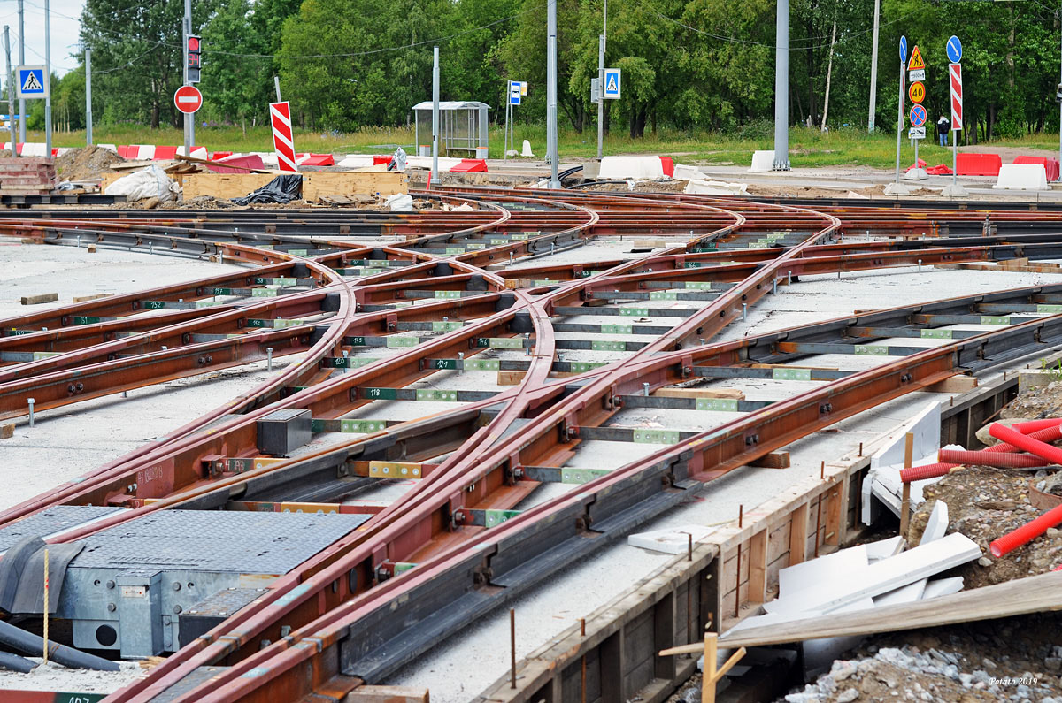 聖彼德斯堡 — Tram lines construction