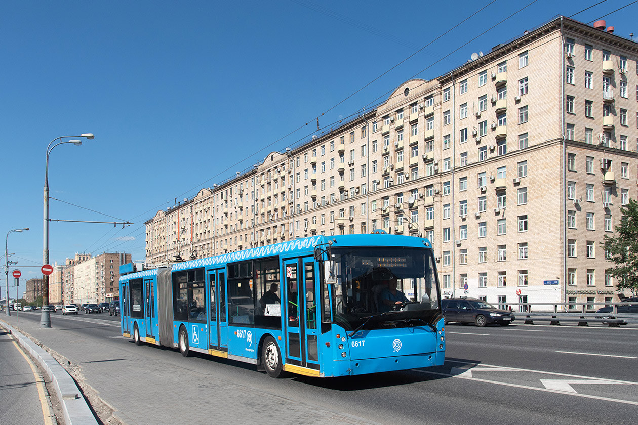 Москва, Тролза-6206.00 «Мегаполис» № 6617