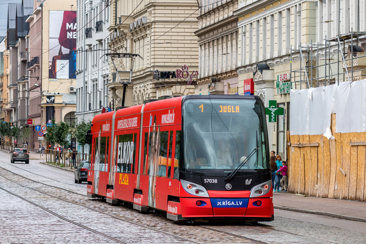 Riga, Škoda 15T ForCity Alfa Riga Nr. 57038