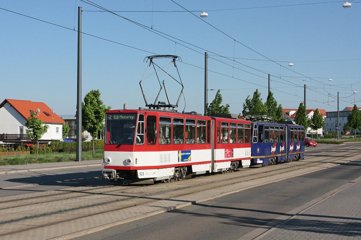 Эрфурт, Tatra KT4D № 523; Эрфурт, Tatra KT4D-Z № 435