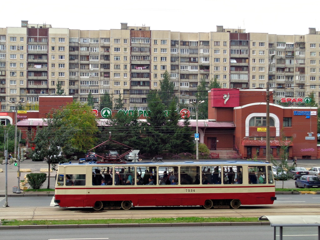Санкт-Петербург, ЛМ-68М № 7534 Санкт-Петербург, ЛМ-68М № 7534