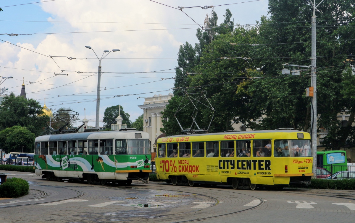 Одесса, Tatra T3R.P № 4055; Одесса, Tatra T3R.P № 4007