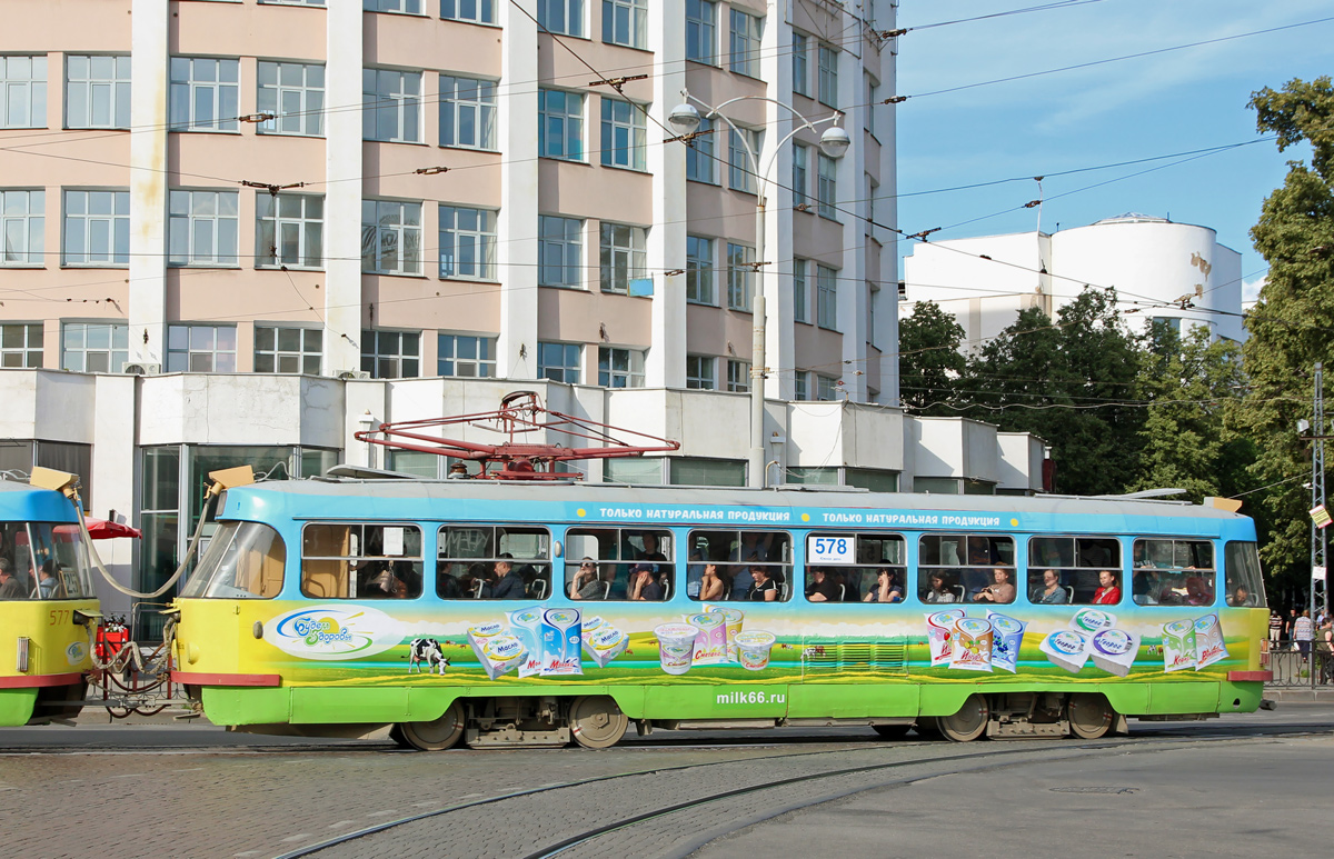Yekaterinburg, Tatra T3SU č. 578