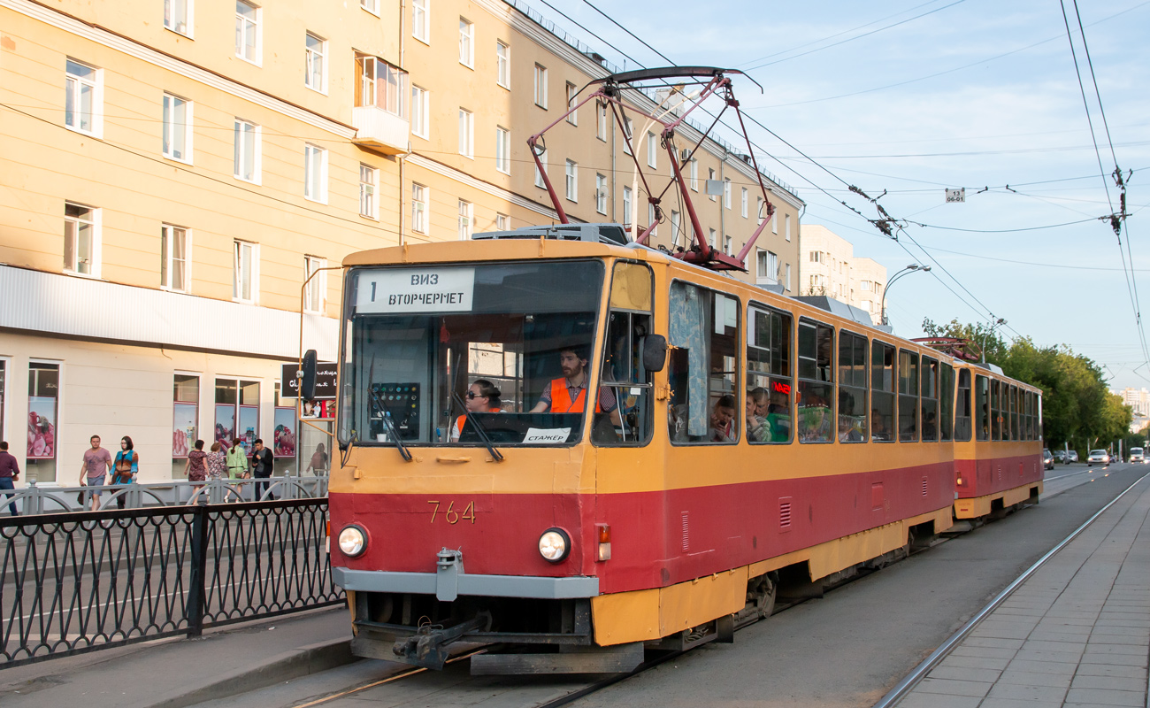 Екатеринбург, Tatra T6B5SU № 764