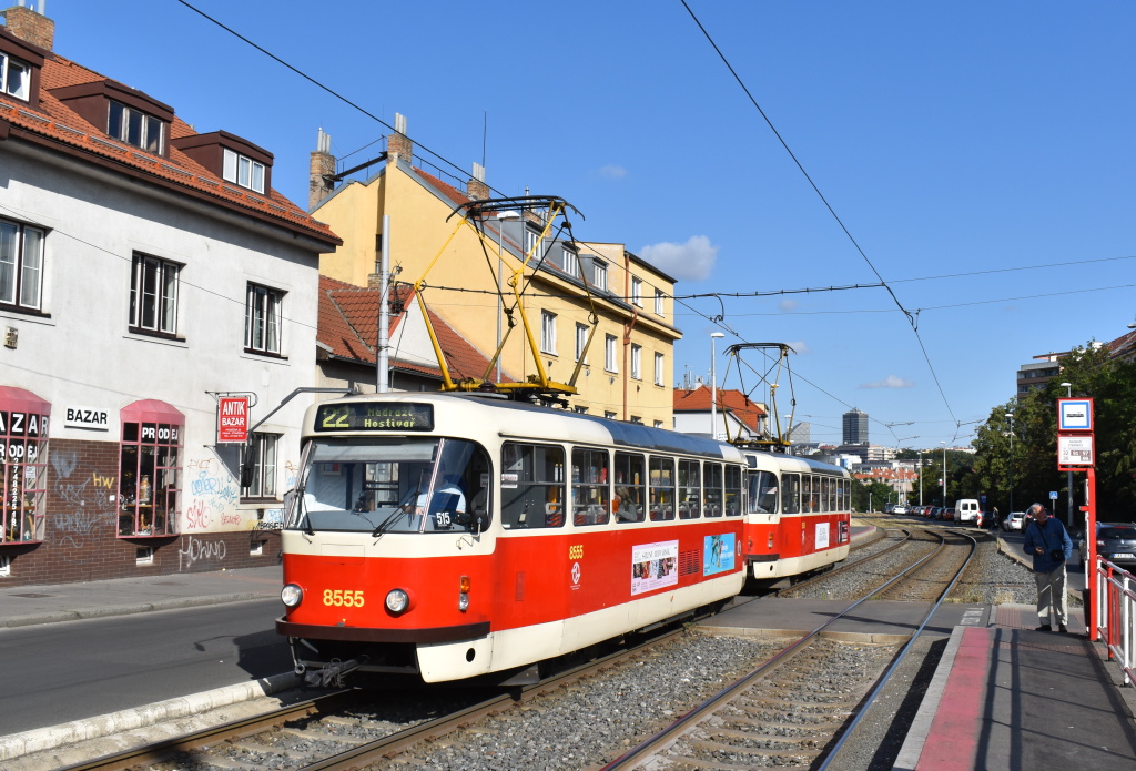 Прага, Tatra T3R.P № 8555