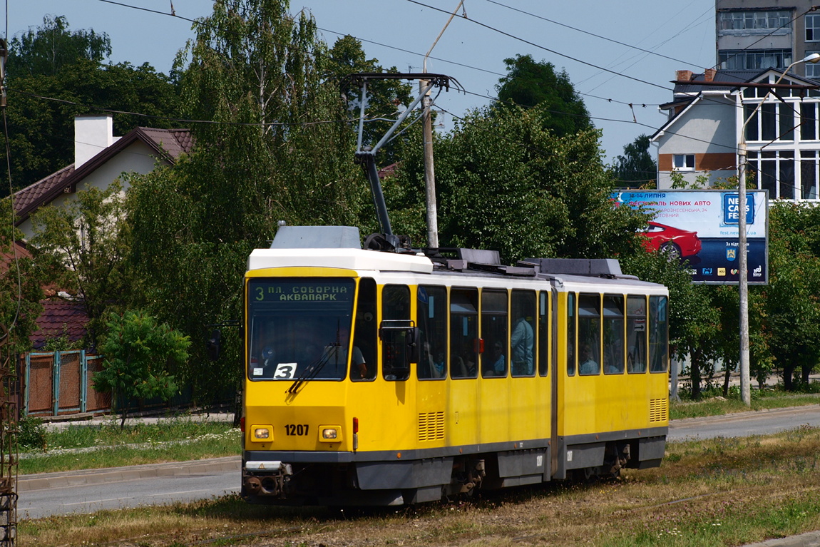 Львов, Tatra KT4DM № 1207