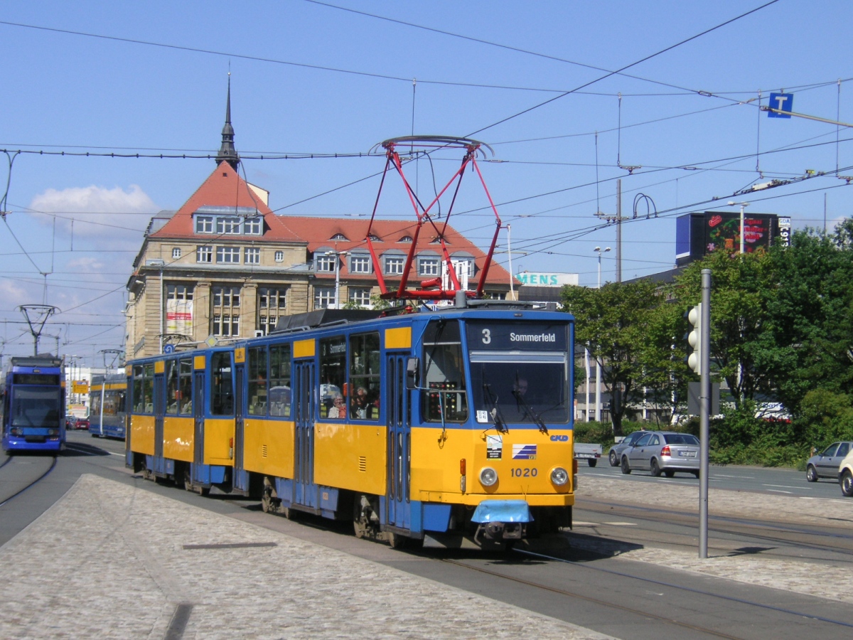 Leipzig, Tatra T6A2 № 1020