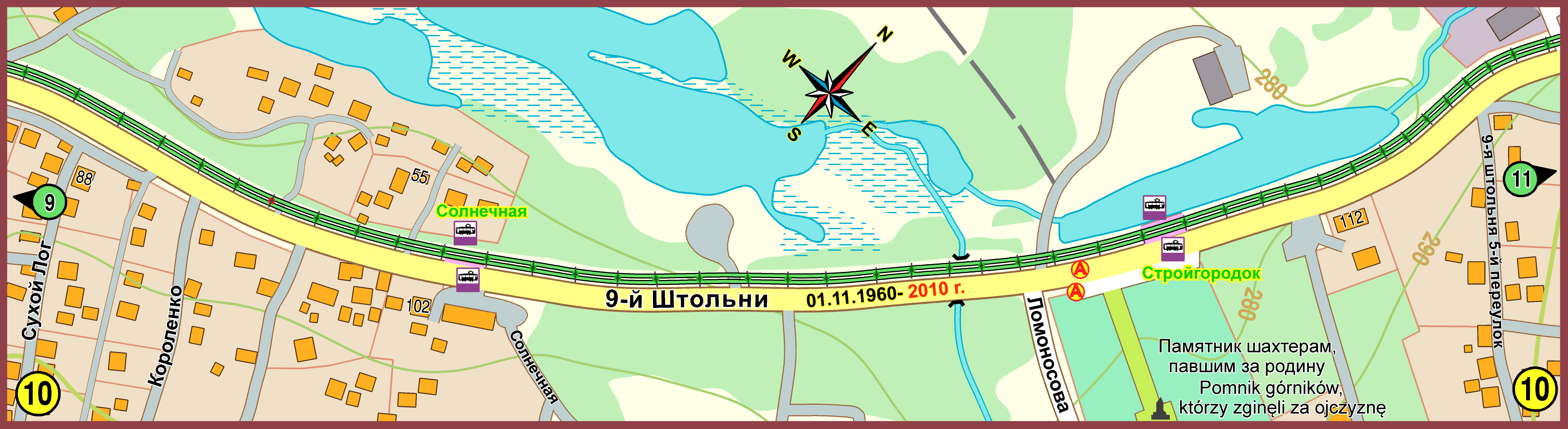 Осинники — Схемы