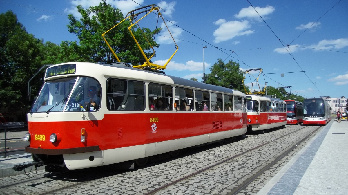 Прага, Tatra T3R.P № 8499