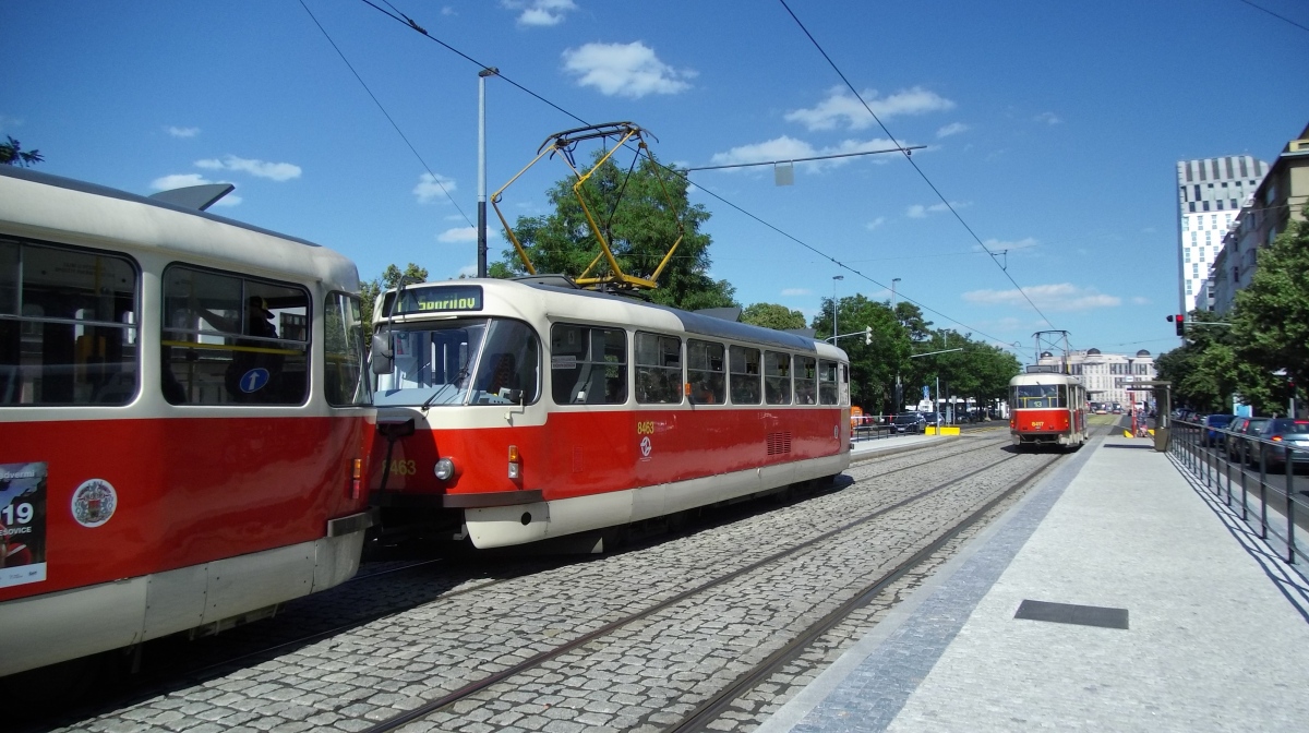 Прага, Tatra T3R.P № 8463