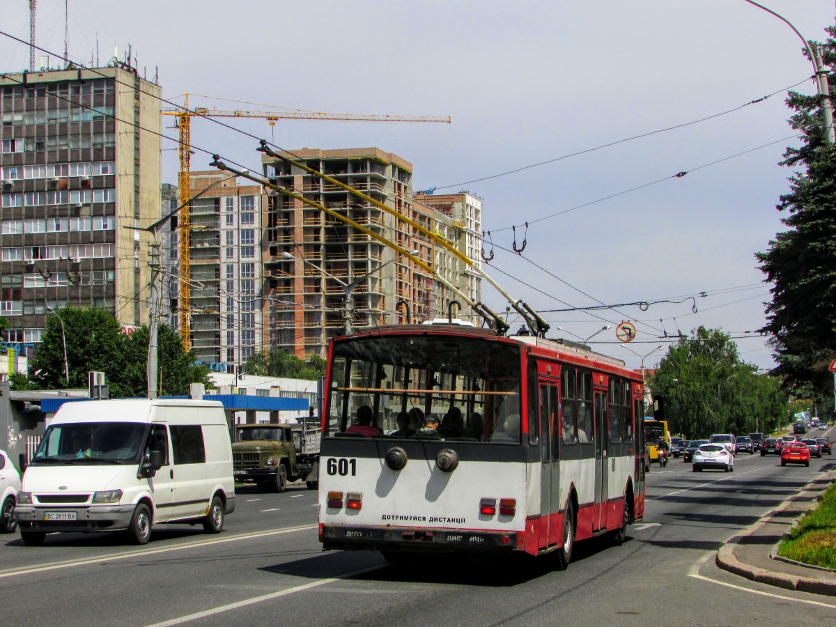 Львов, Škoda 14TrR № 601