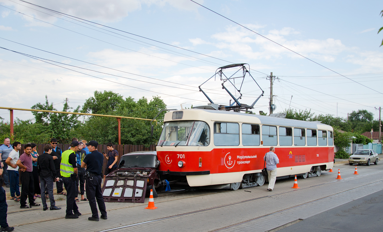 Мариуполь, Tatra T3SUCS № 701; Мариуполь — Происшествия