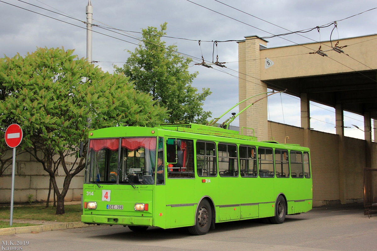 Каунас, Škoda 14Tr89/6 № 314