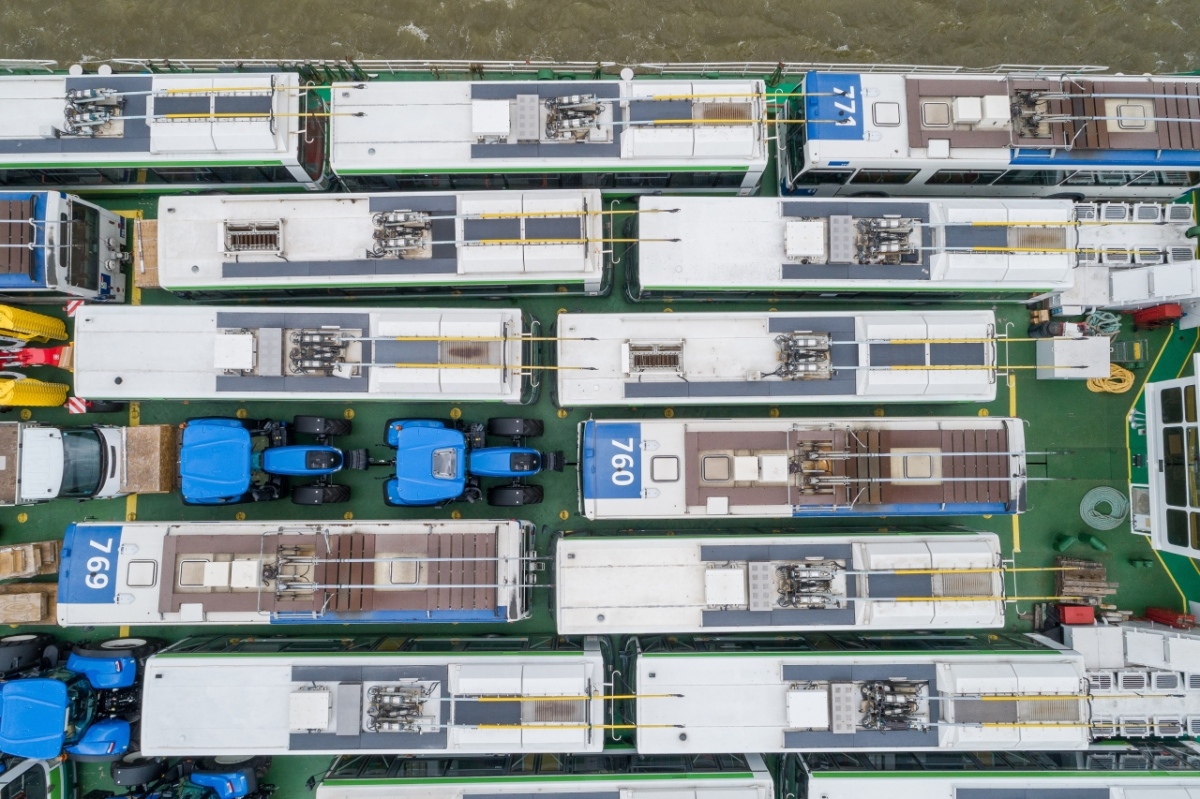 Ruse — Delivery of NAW/Lauber 91T and Skoda 21Tr trolleybuses — 2019