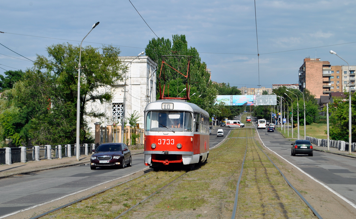 Данецк, Tatra T3SU (двухдверная) № 3733