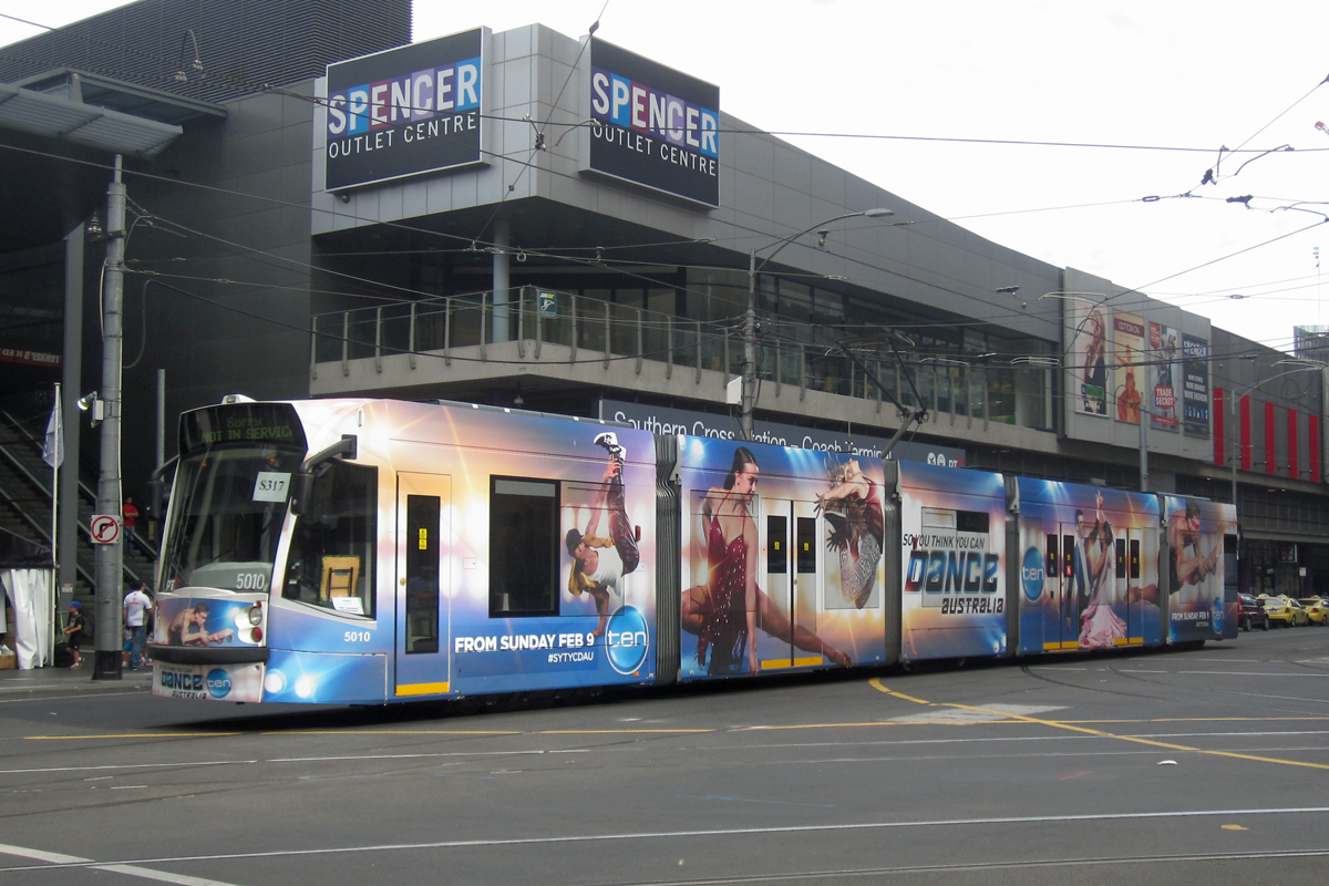 Мельбурн, Siemens Combino D2 Class № 5010