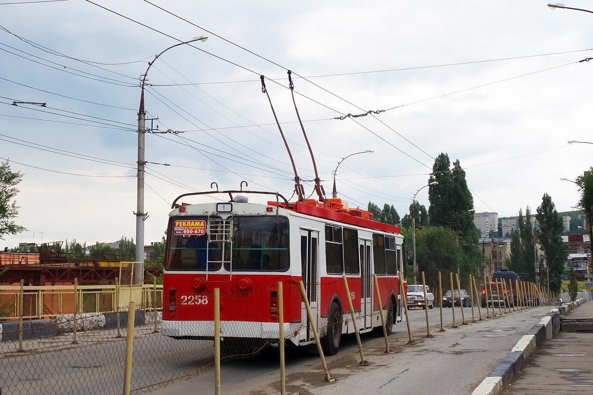 Saratov, ZiU-682G-016.02 Br. 2258; Saratov — Trolleybus lines