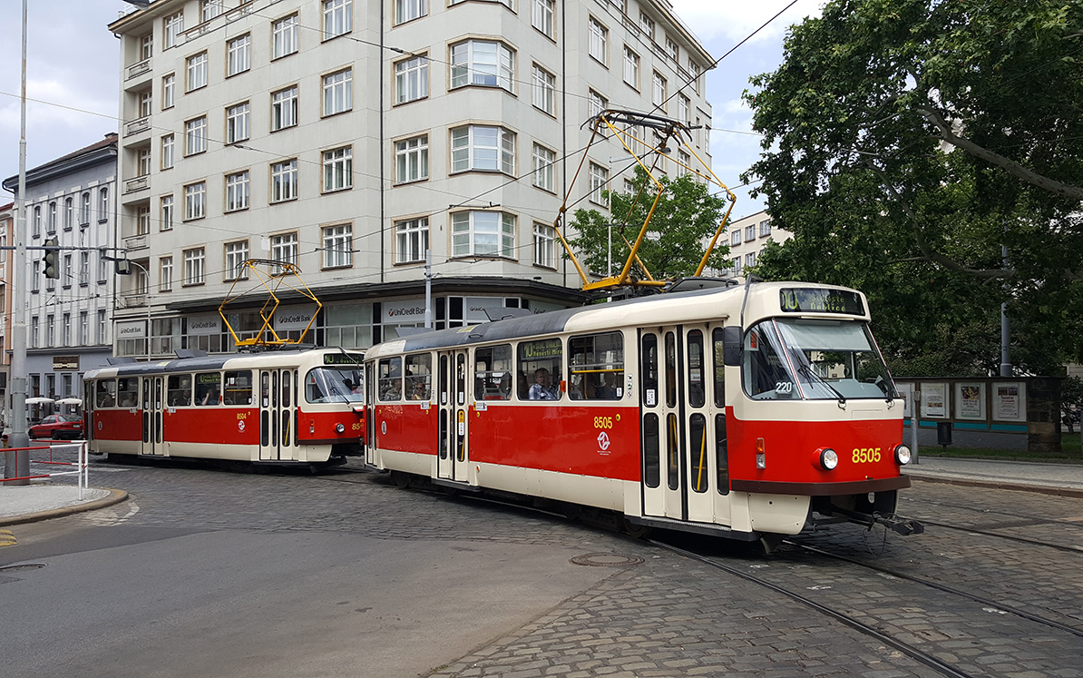 Прага, Tatra T3R.P № 8505