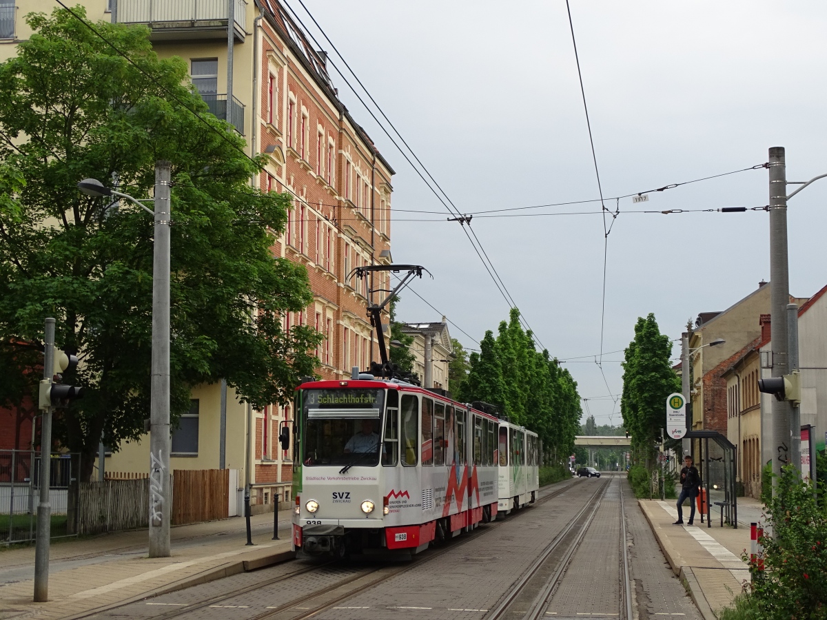 Цвиккау, Tatra KT4DMC № 938
