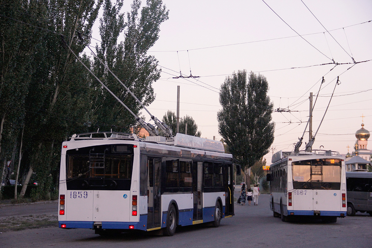 Бишкек, Тролза-5275.03 «Оптима» № 1859; Бишкек, Тролза-5275.03 «Оптима» № 1867