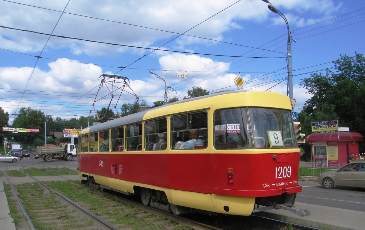 Ижевск, Tatra T3K № 1209
