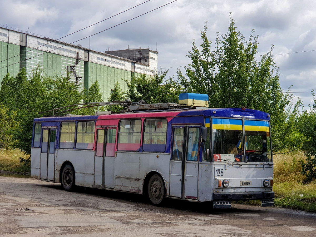 Івано-Франківськ, Škoda 14Tr02 № 129 Івано-Франківськ, Škoda 14Tr02 № 129