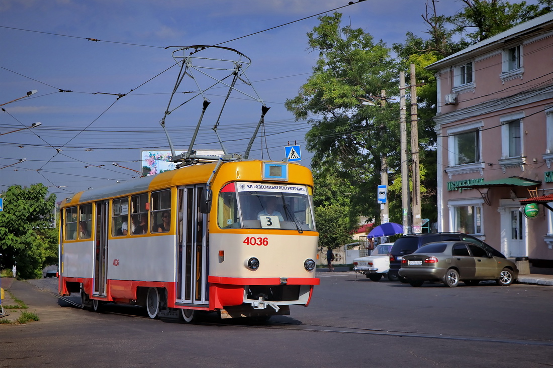 Одесса, Tatra T3R.P № 4036