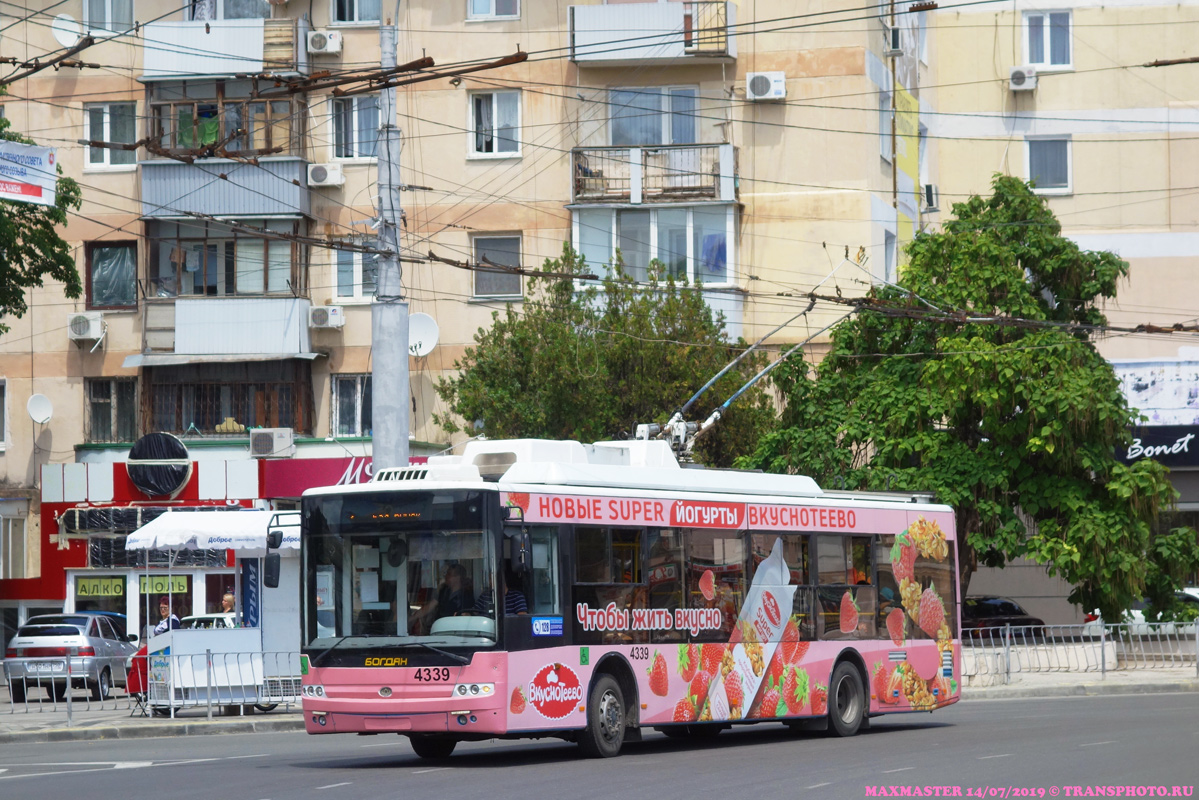 Крымский троллейбус, Богдан Т70110 № 4339