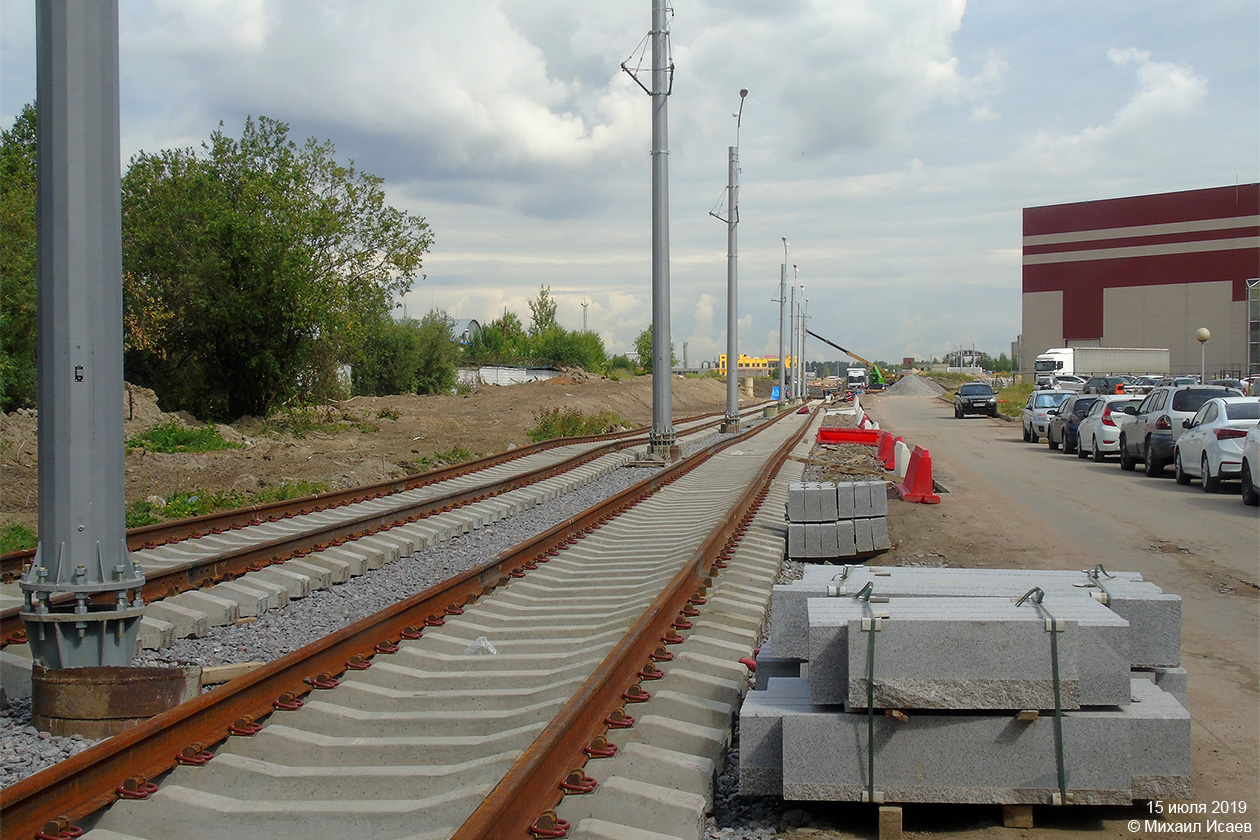 Санкт-Петербург — Строительство трамвайных линий Санкт-Петербург — Строительство трамвайных линий