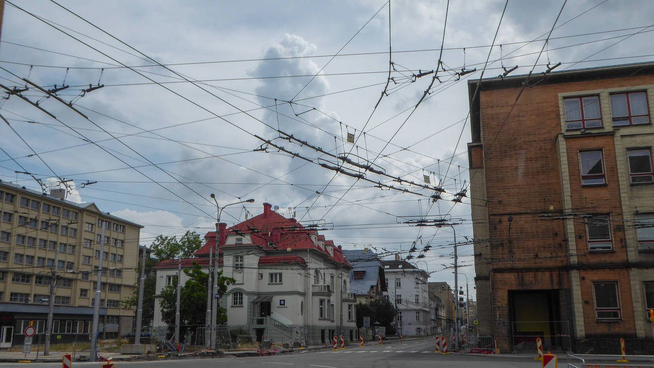 Острава — Троллейбусные линии и инфраструктура