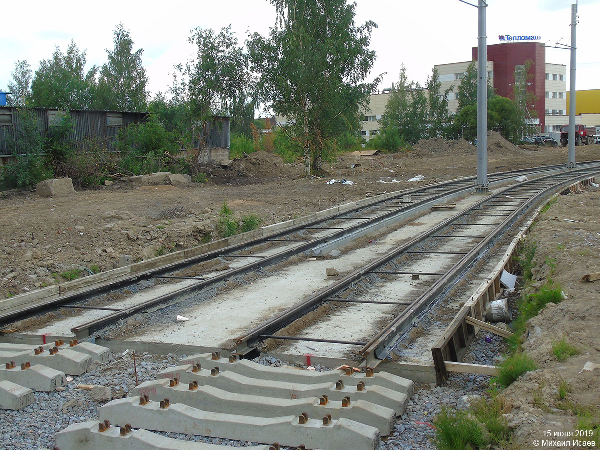 Санкт-Петербург — Строительство трамвайных линий Санкт-Петербург — Строительство трамвайных линий