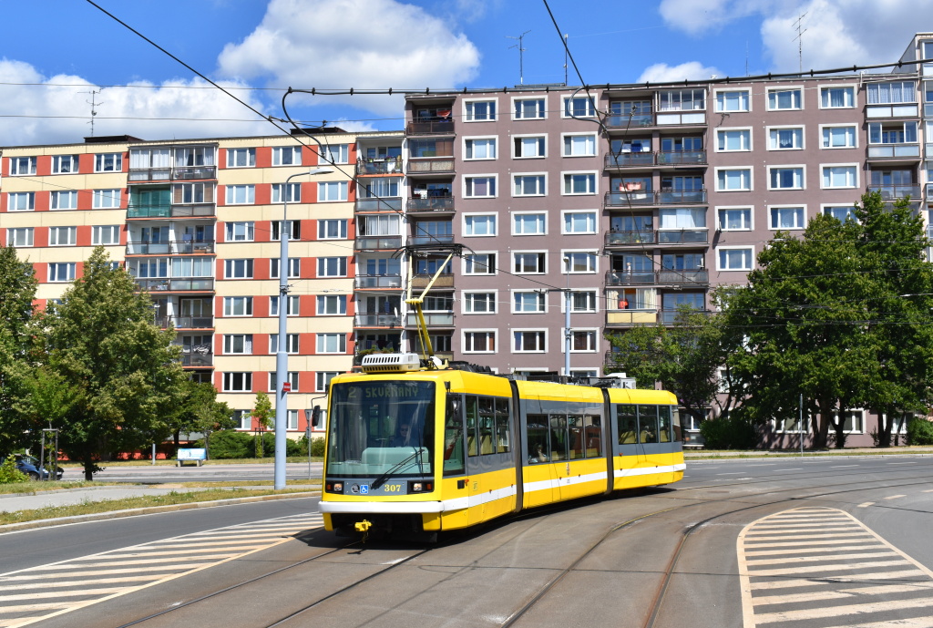 Пльзень, Škoda 03T3 Astra № 307