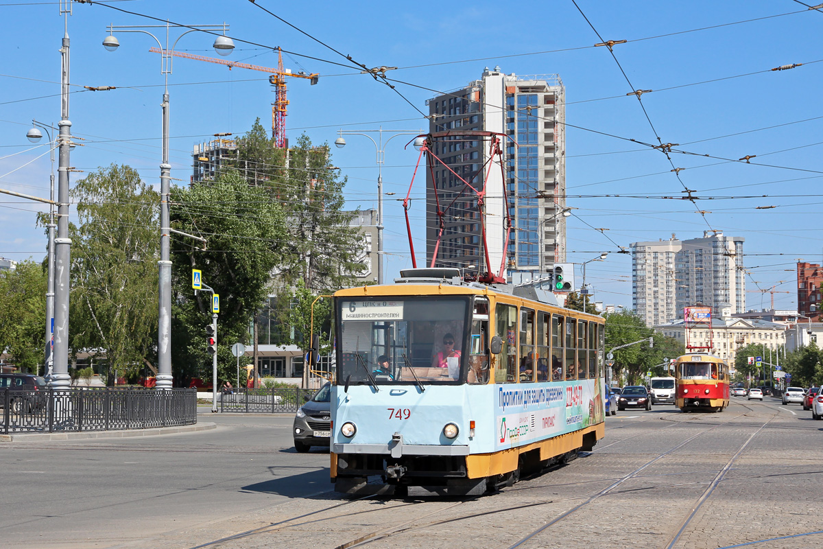 Екатеринбург, Tatra T6B5SU № 749