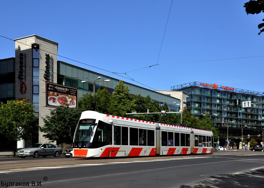 Таллин, CAF Urbos AXL № 512