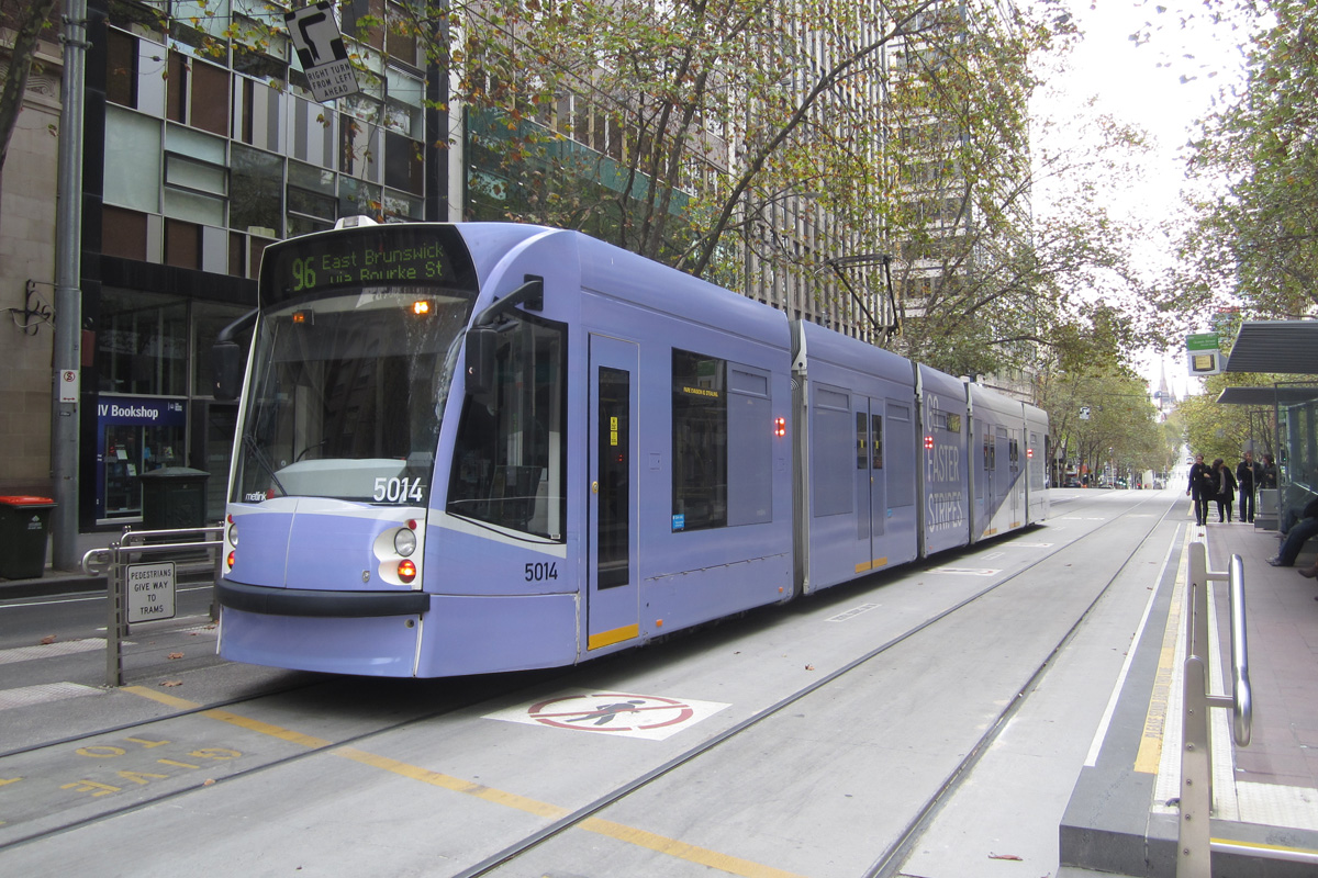 Мельбурн, Siemens Combino D2 Class № 5014