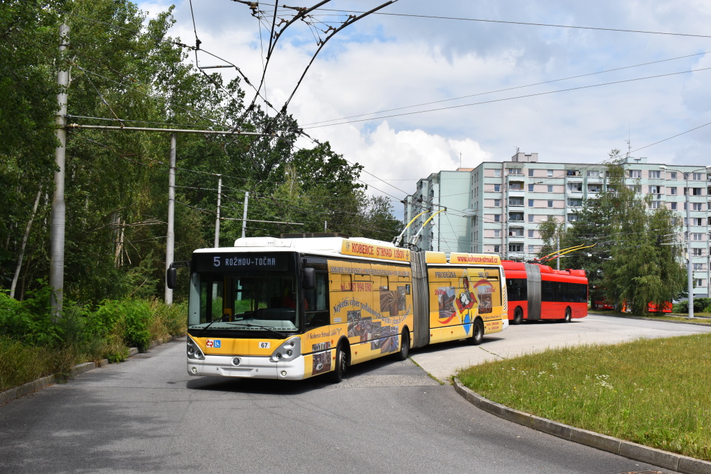 Ческе-Будеёвице, Škoda 25Tr Irisbus Citelis № 67