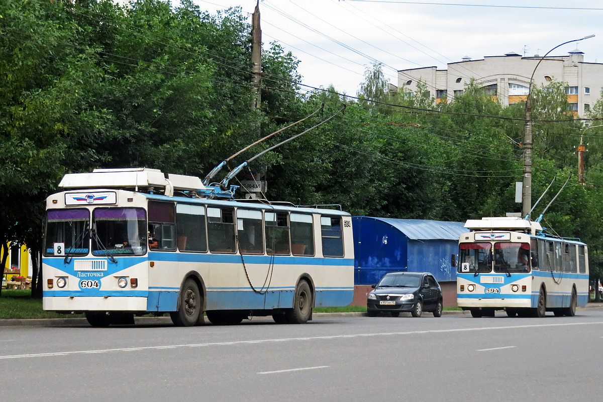 Киров, ЗиУ-682 КР Иваново № 604; Киров, ЗиУ-682 КР Иваново № 594