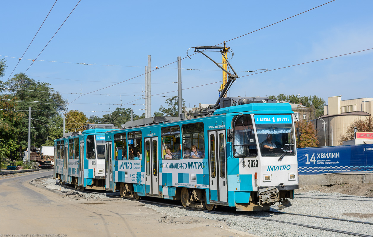 Днепр, Tatra T6A2M № 3023 Днепр, Tatra T6A2M № 3023