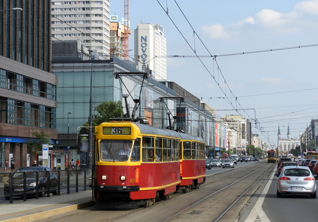 Варшава, Konstal 13N № 821 Варшава, Konstal 13N № 821