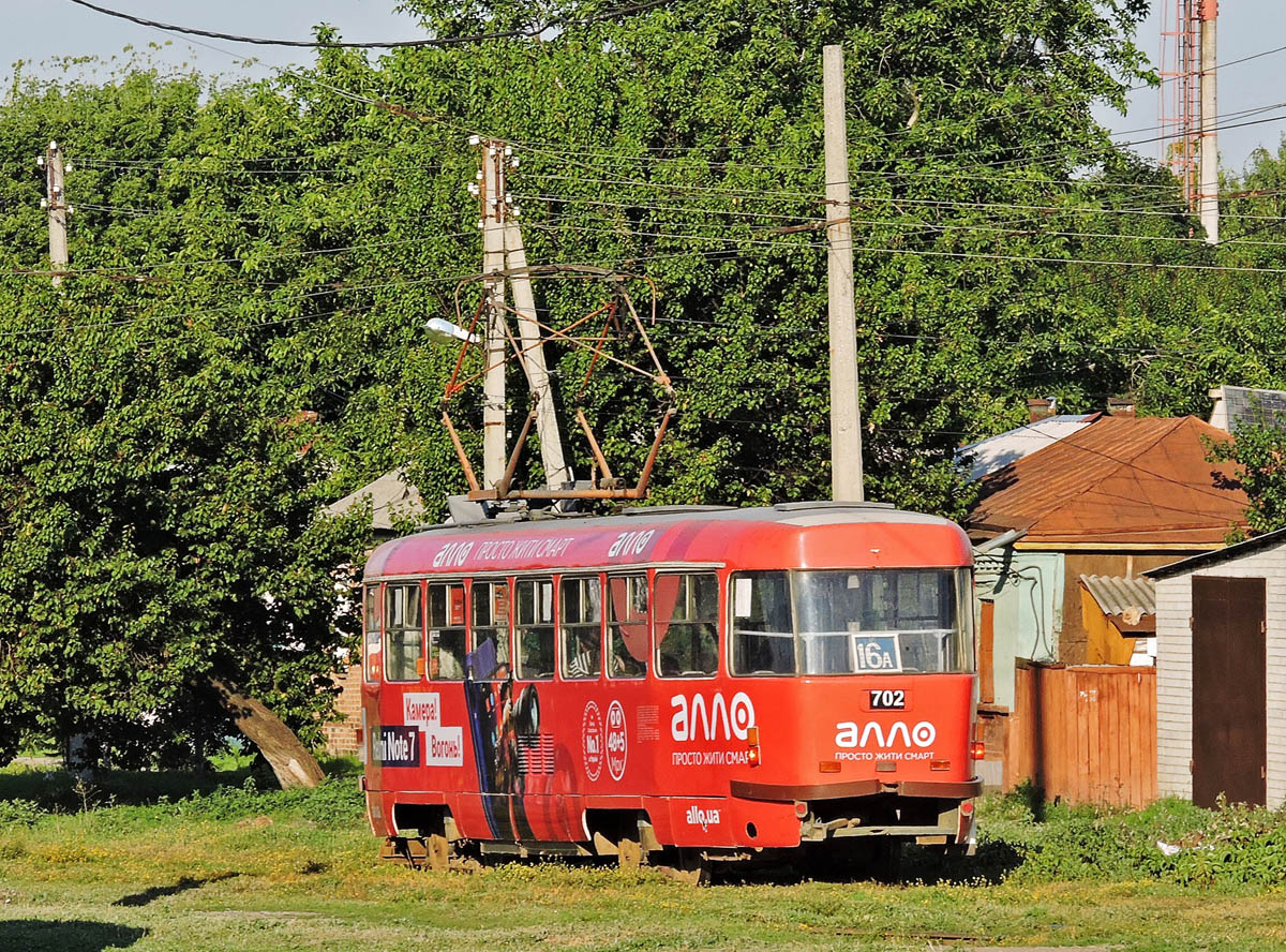 Харьков, Tatra T3SUCS № 702