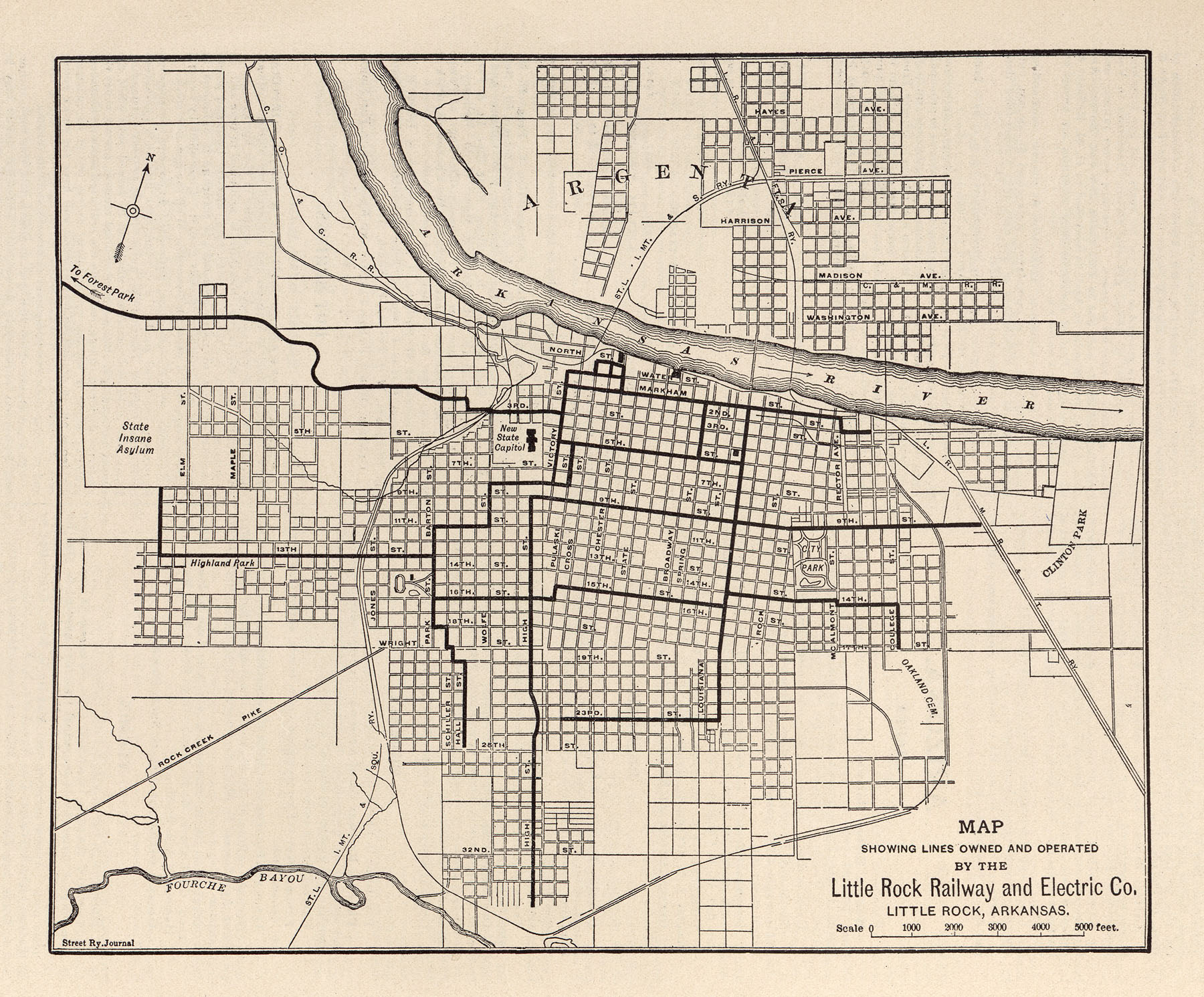 Литл-Рок — Схемы