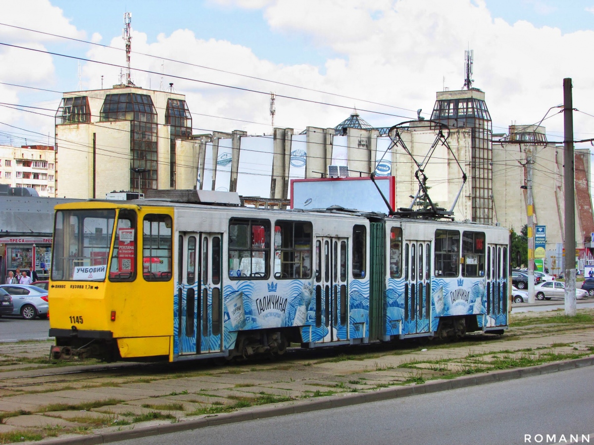 Львов, Tatra KT4SU № 1145